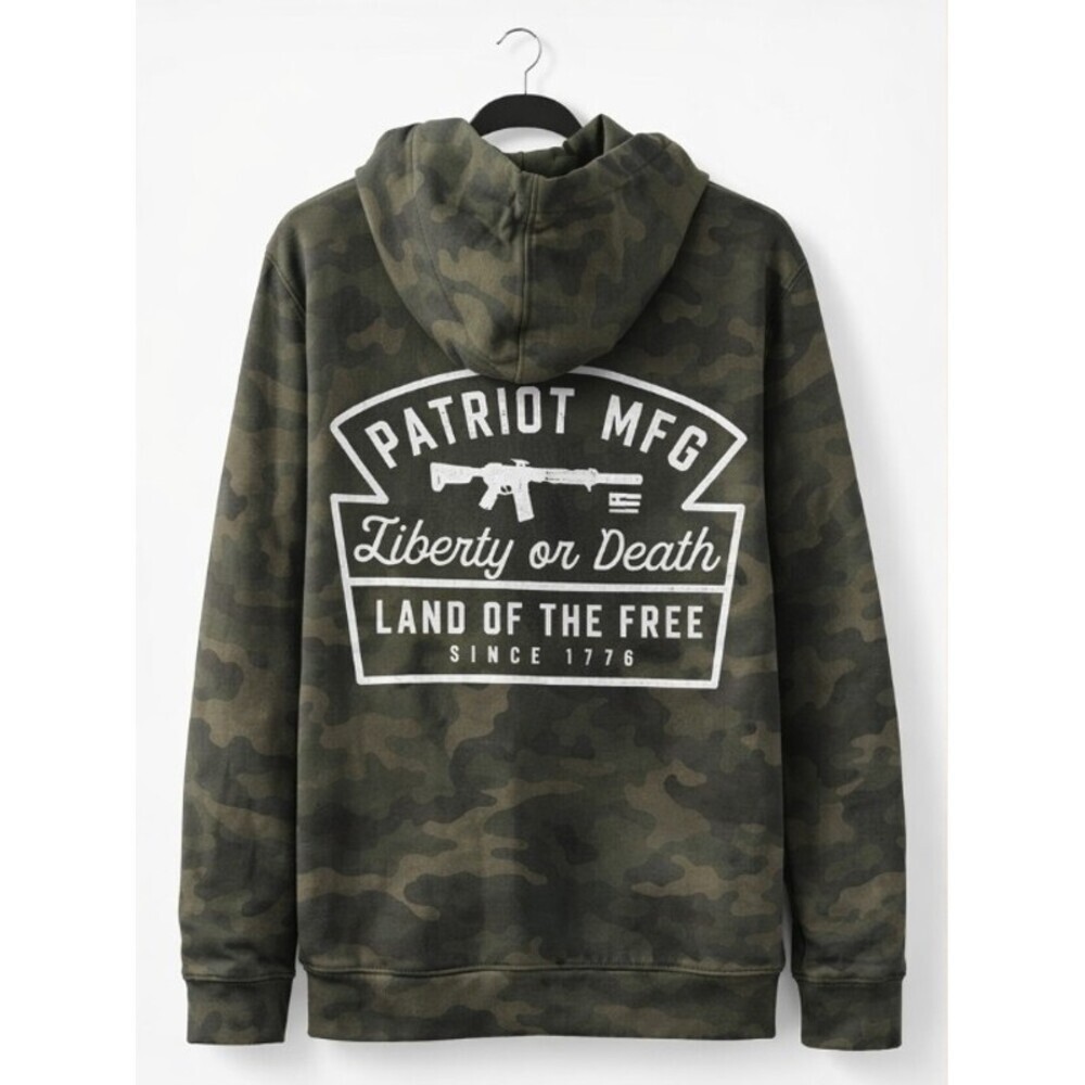 Howitzer Hoodie Green Camo Liberty Or‎ Death Land Of The Free Small Nwt Cr70